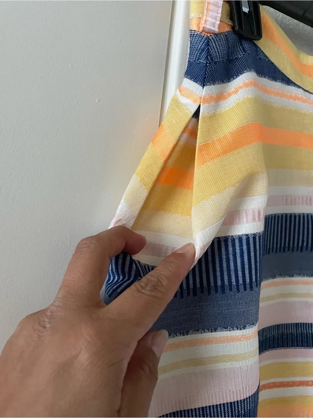 Antropologie Hutch pockets Striped A line Skirt Multi color